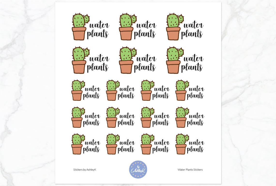 Water Plants Stickers