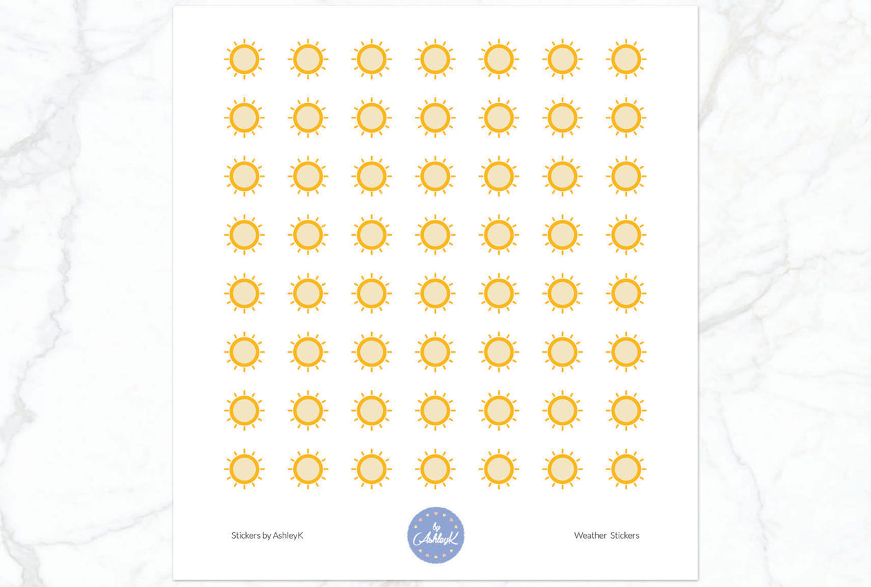 Weather Stickers - Sunny