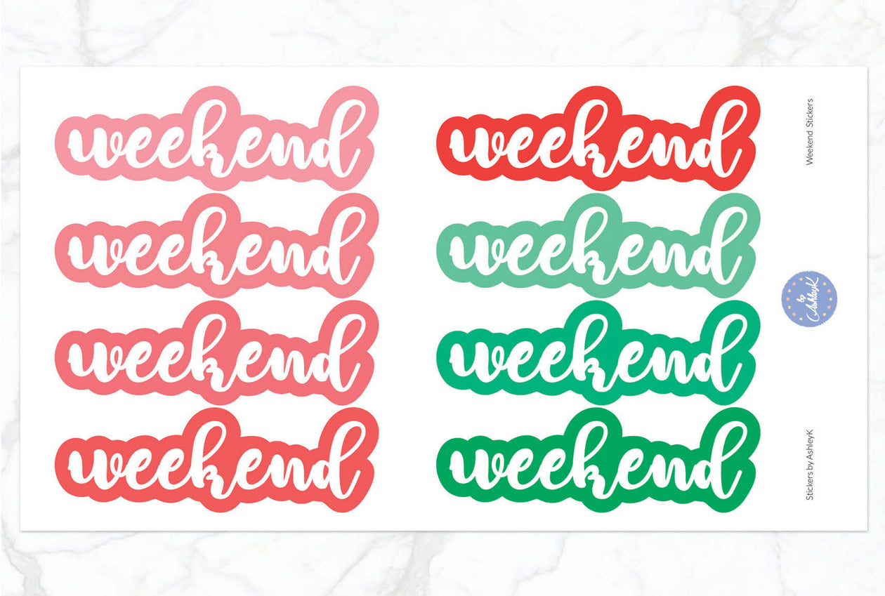 Weekend Stickers - Watermelon